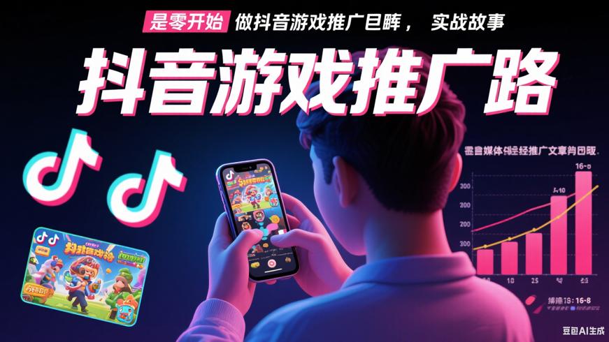 从零开始做抖音游戏推广矩阵的实战故事