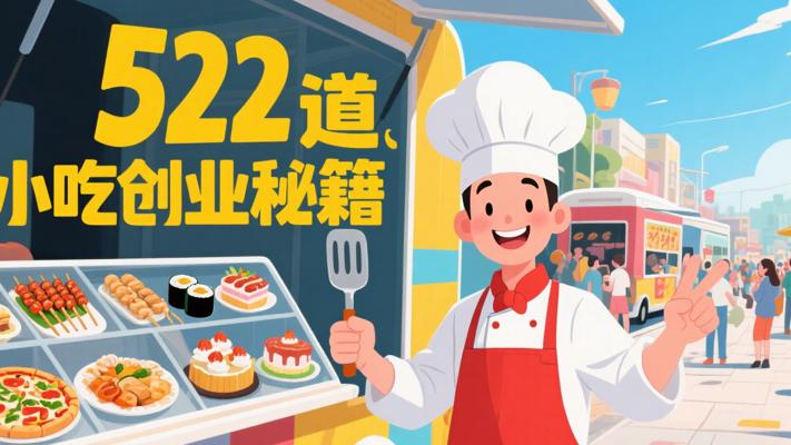 522道小吃美食教程：创业致富的宝藏秘籍