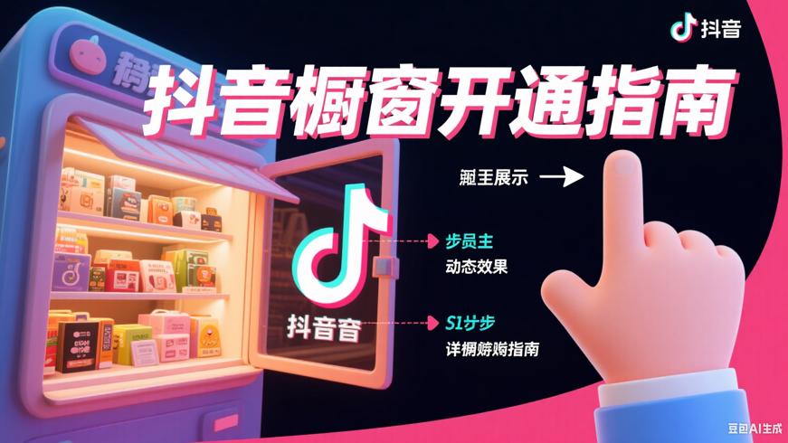 抖音商品橱窗开通与展示在主页的详细指南