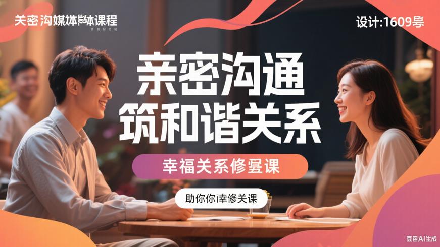 亲密关系沟通幸福必修课助你构建和谐关系