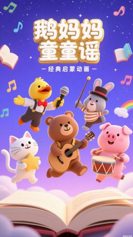 《鹅妈妈俱乐部Mother Goose Club》经典童谣启蒙动画的教育新典范