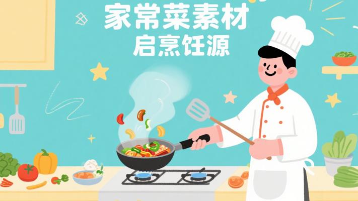 无水印原创家常菜高清短视频素材：烹饪创意源泉