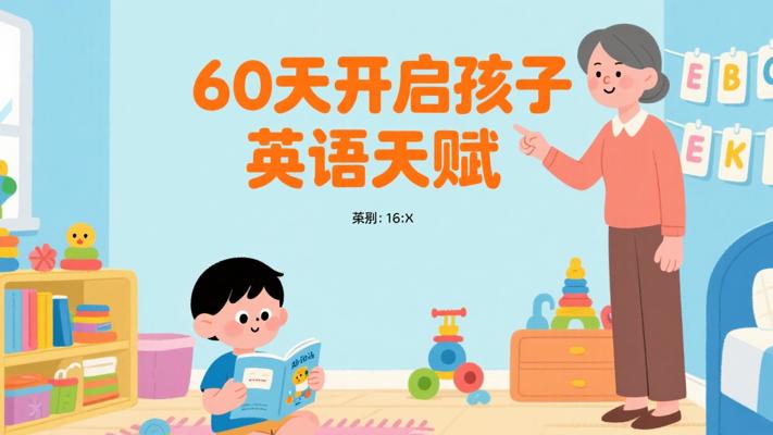60天英语启蒙计划：轻松开启孩子语言天赋