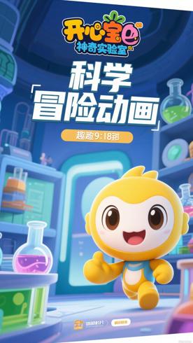 《开心宝贝之神奇实验室》：趣味科学冒险动画