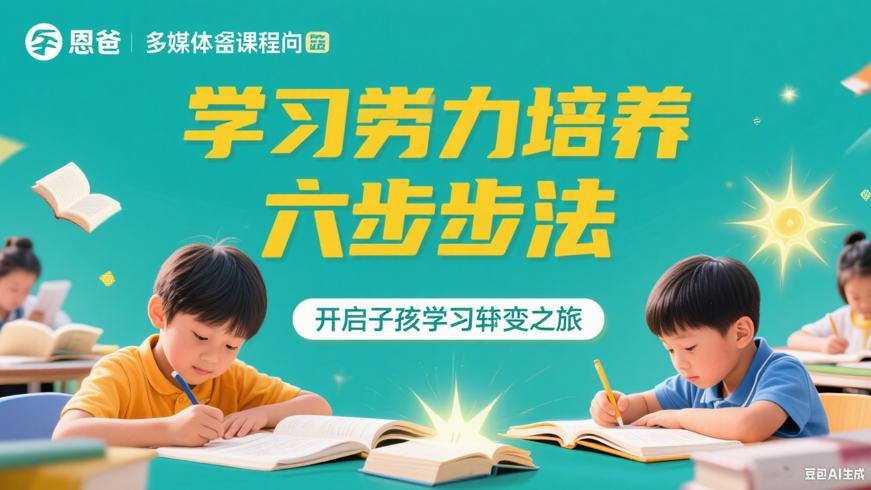 恩爸学习力培养六步法：开启孩子学习蜕变之旅