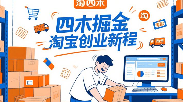 四木掘金淘宝实体：开启电商创业新征程