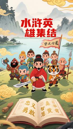 儿童动画超级水浒传第五季全阵容登场的经典改编与教育价值