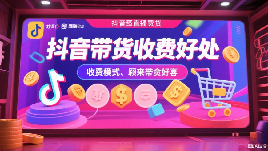 抖音直播带货：收费模式与带来的那些好处