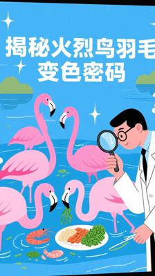 揭秘！火烈鸟羽毛变色背后的“美食密码”