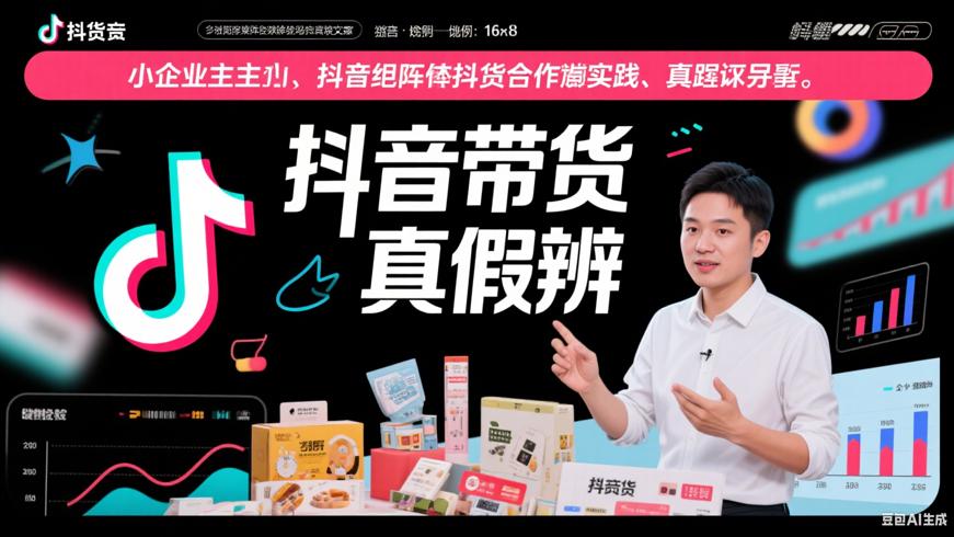 小企业主的抖音矩阵带货合作实践与真假分辨