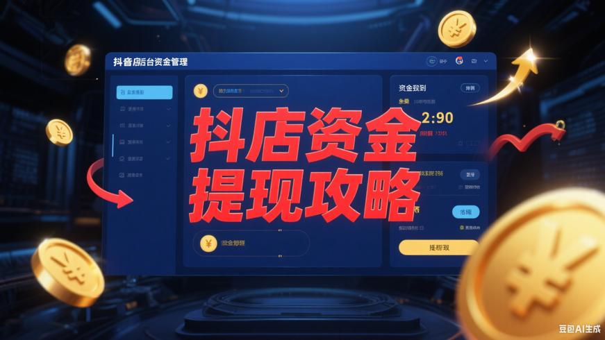 抖店资金到账与提现全攻略新手必看