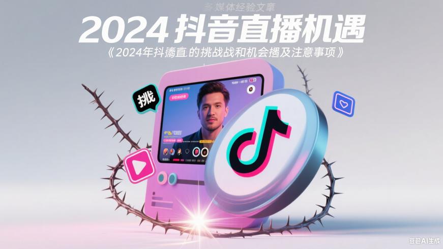 2024年抖音直播的挑战与机遇及注意事项