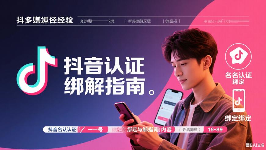 抖音实名认证那些事一人一号的绑定与解除指南