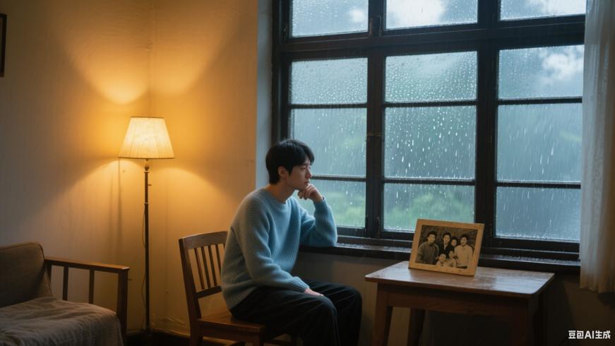 冷雨敲窗时泛黄的思念在心底蔓延