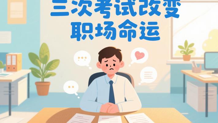 三次考试的启示：反思如何改变职场命运