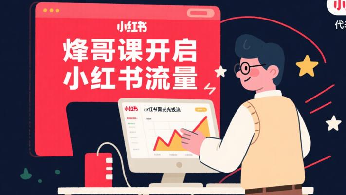 烽哥小红书聚光投流课：开启流量密码
