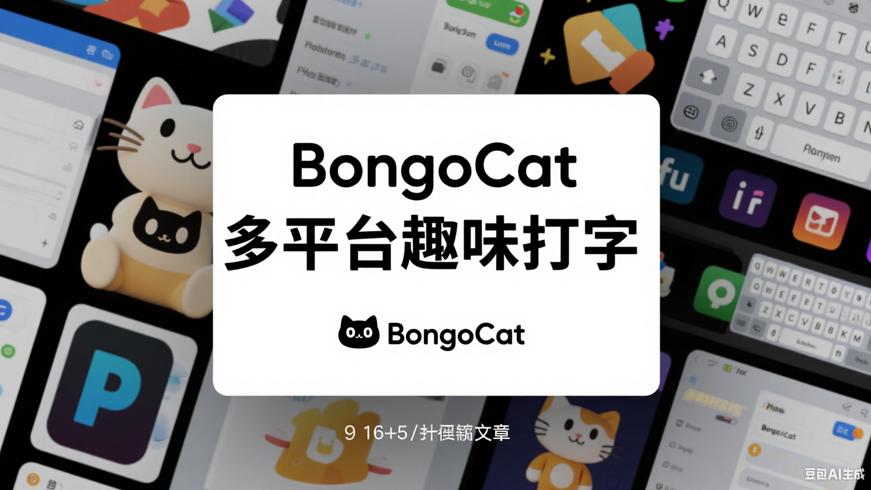 BongoCat桌面打字宠物软件多平台趣味互动