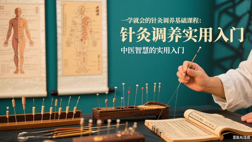 一学就会的针灸调养基础课程：中医智慧的实用入门