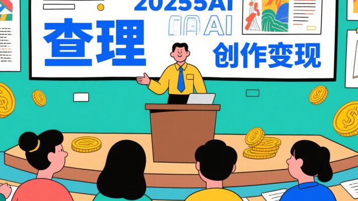 查理老师2025AI创作实践必修课：创作变现利器