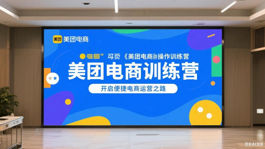 美团电商操作训练营：开启便捷电商运营之路