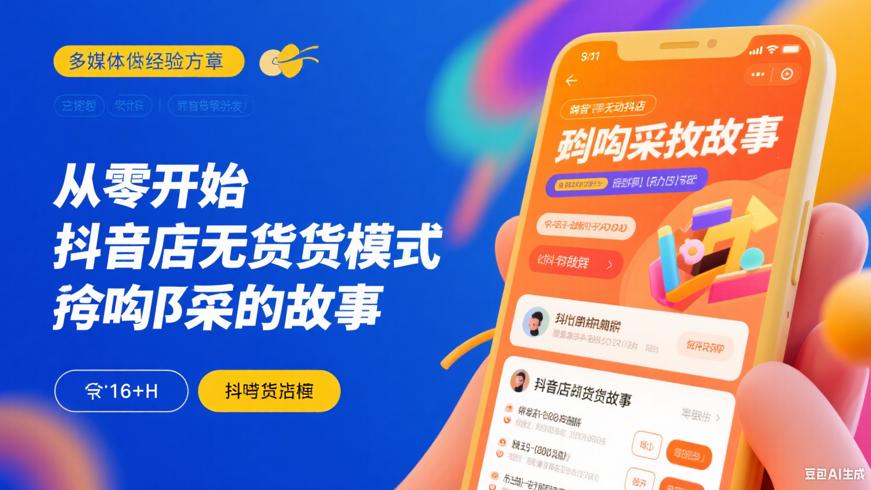 从零开始开抖店无货源模式的实操故事