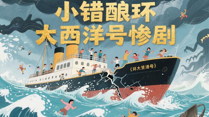 环大西洋号沉船记：每人一点小错酿成船毁人亡惨剧