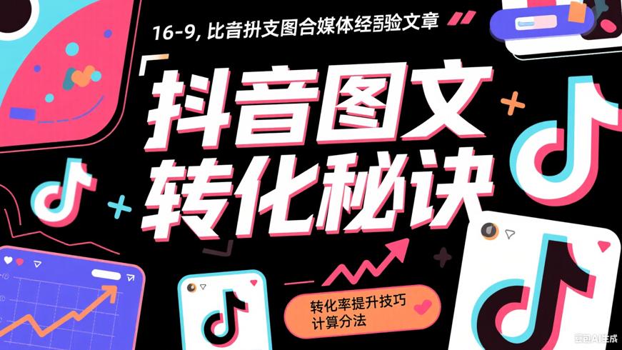 抖音图文转化率提升技巧与计算方法详解