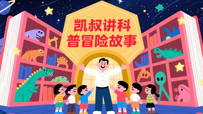 凯叔讲故事《神奇图书馆》：科普冒险的知识盛宴