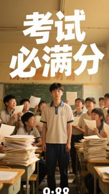 《逢考试必满分全民跪求我复读》：学霸的逆袭传奇