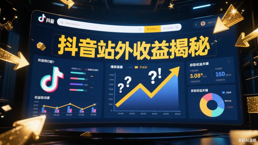 抖音站外播放激励无收益原因及获取收益方法