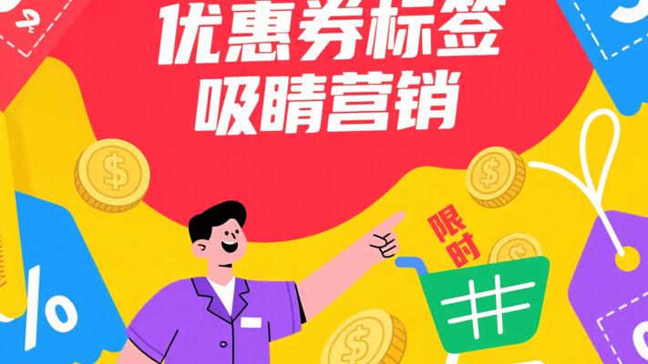 优惠券促销标签：电商营销的吸睛利器