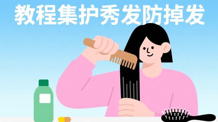 减少掉发教程集：全方位呵护秀发健康
