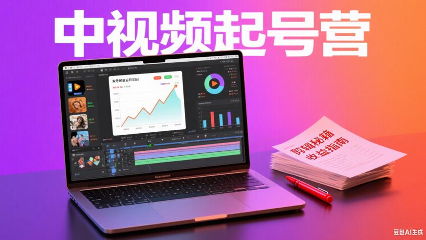 中视频无脑搬砖剪辑起号训练营：零门槛收益指南