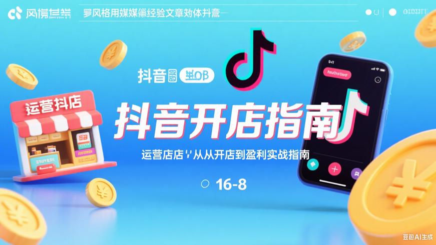 抖音运营店从开店到盈利的实战指南