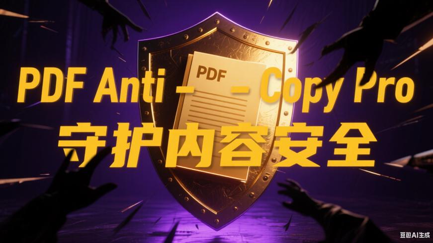 PDF Anti-Copy Pro：守护PDF内容安全的坚固盾牌