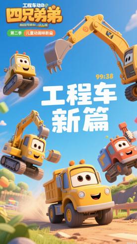 《工程车四兄弟》第二季：儿童动画的趣味新篇