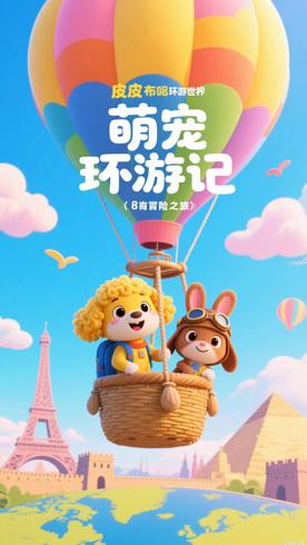《皮皮布布环游世界》：萌宠伙伴的全球冒险之旅
