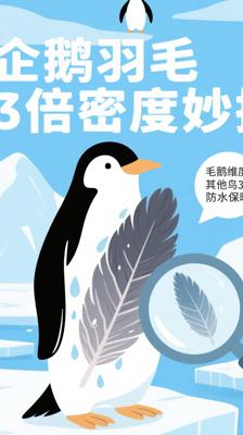 企鹅羽毛密度是其他鸟类3倍？防水保暖有妙招