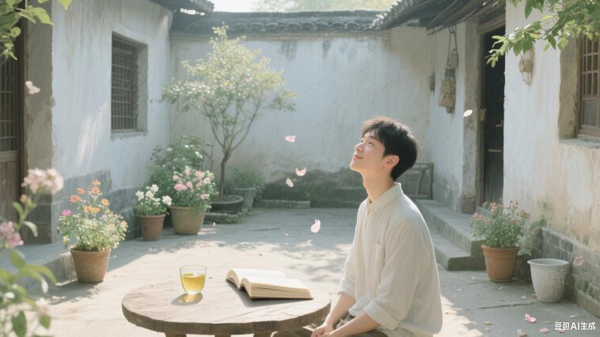 做一个简单的人淡然面对生活的每一天