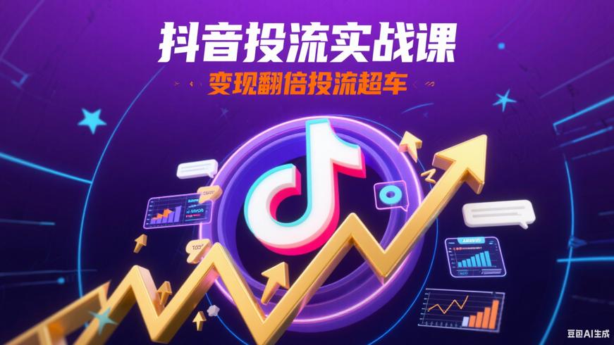 变现翻倍投流超车抖音投流实战课核心优势解析