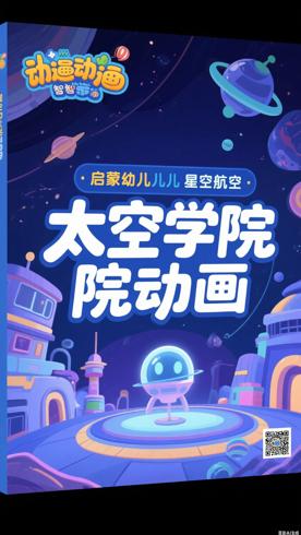 《太空学院英文版》：启蒙幼儿的星际冒险益智动画