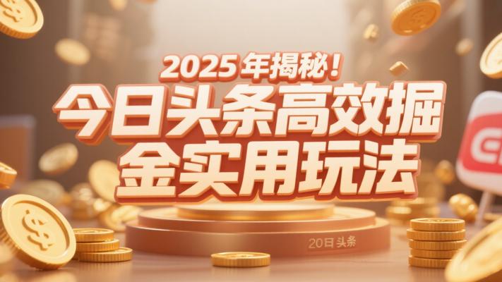 2025年揭秘！今日头条高效掘金实用玩法