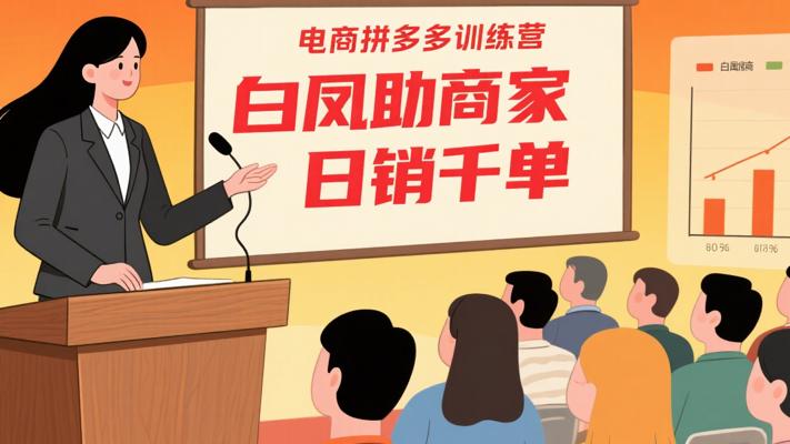 白凤电商拼多多训练营：助力商家日销千单