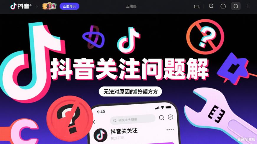抖音无法关注对方的原因及解决办法详解