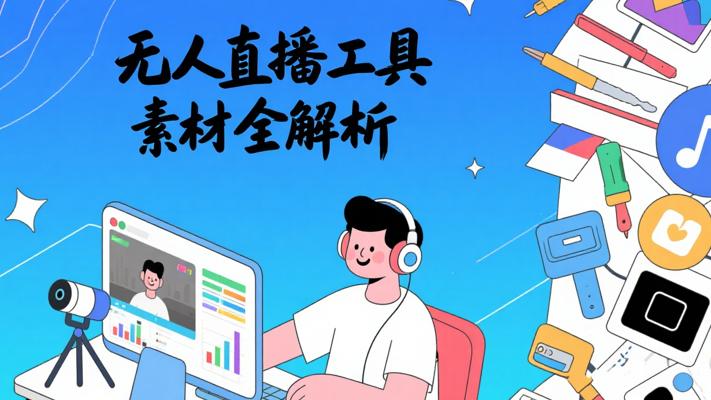 无人直播教学：工具素材教程全方位解析