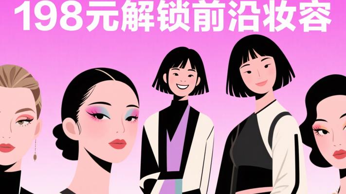 李泽老师198元8课时解锁前沿风格妆容