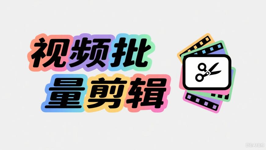 视频批量剪辑工具：视频创作提效的魔法神器