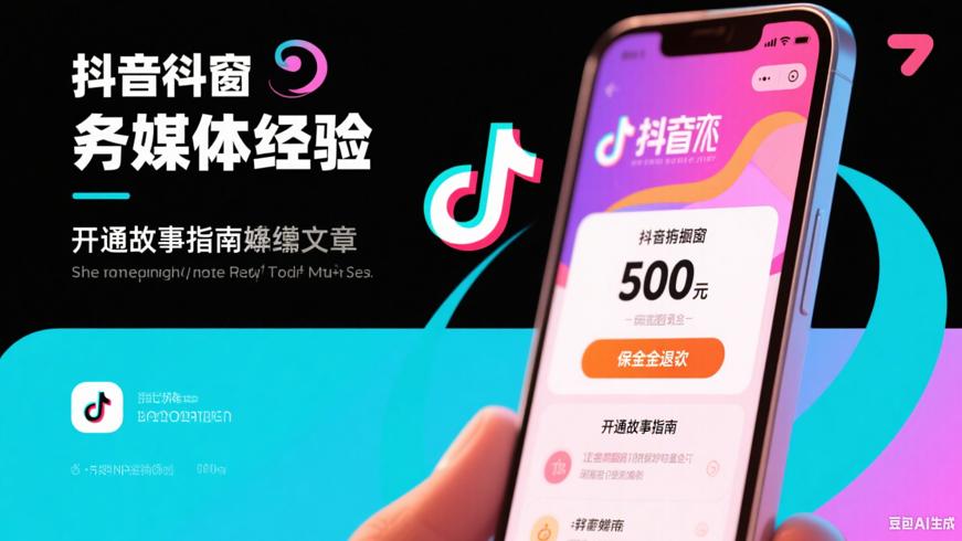 抖音橱窗500元保证金退还及开通故事指南