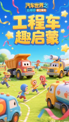 《汽车世界之工程车益趣园第三季》：启蒙与乐趣并存的动画