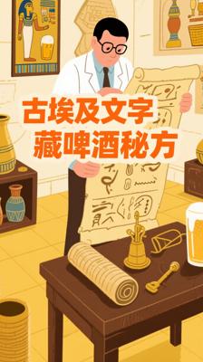 穿越千年！古埃及象形文字里藏着啤酒秘方